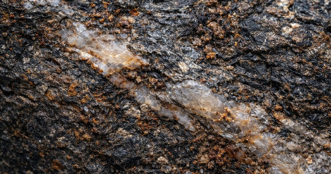 Natural mineral and organic matrix associated with Himalayan shilajit