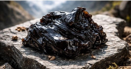 Natural shilajit resin formed in high mountain regions