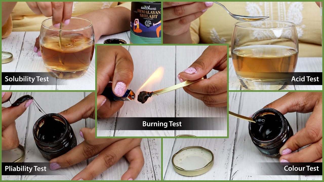 Laboratory testing of Shilajit quality and purity