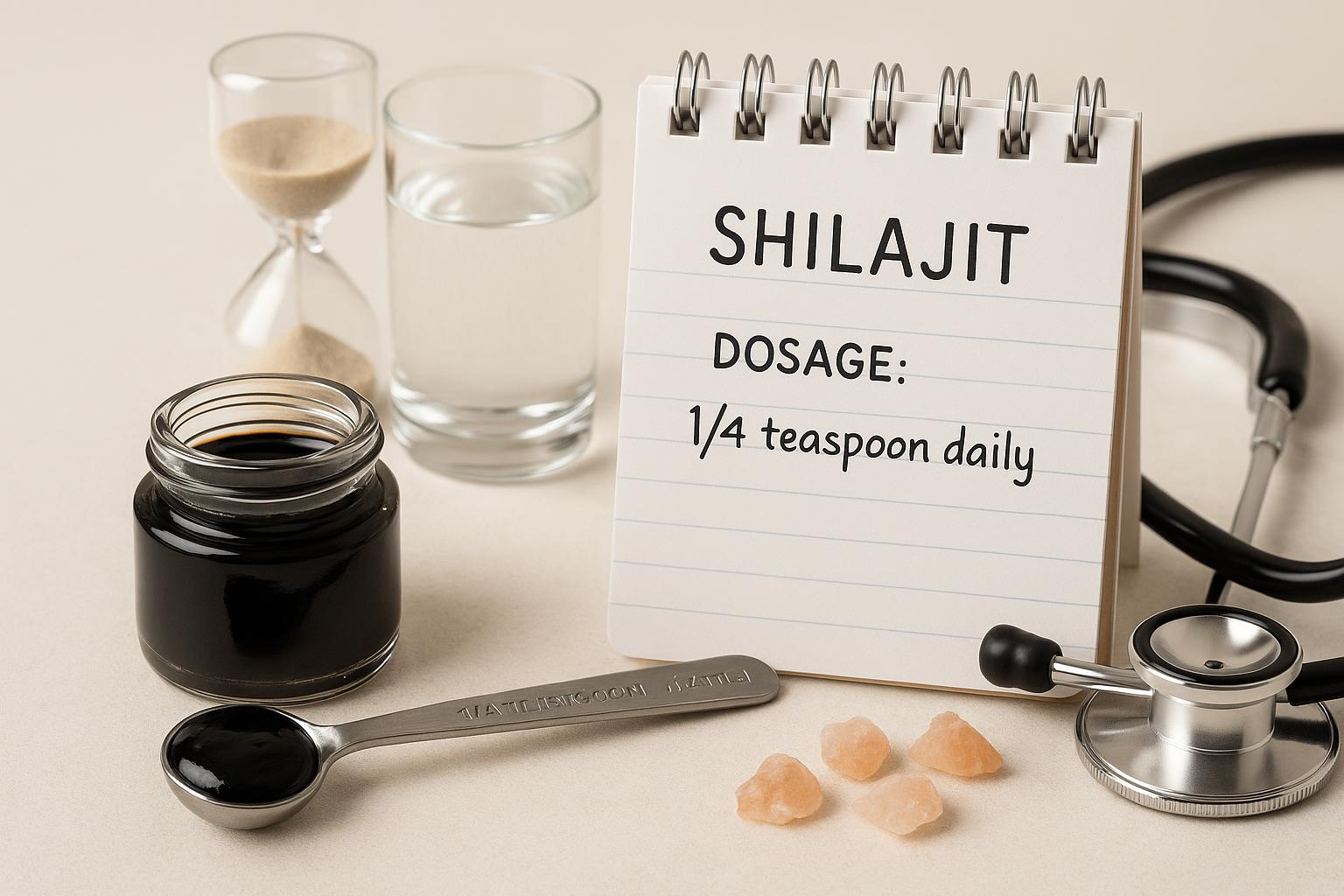 Safe Shilajit consumption guide with proper dosage