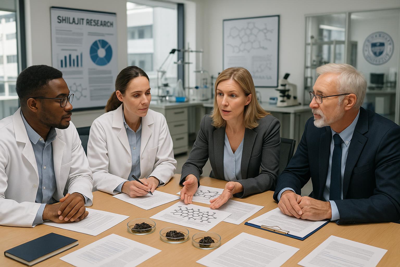 University researchers collaborating on Shilajit studies