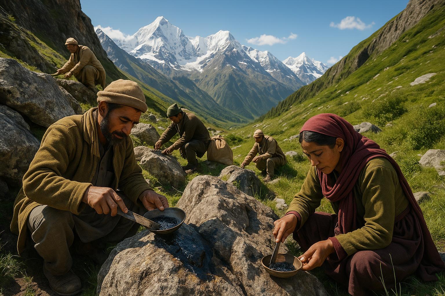 Sustainable Shilajit harvesting in Ladakh region
